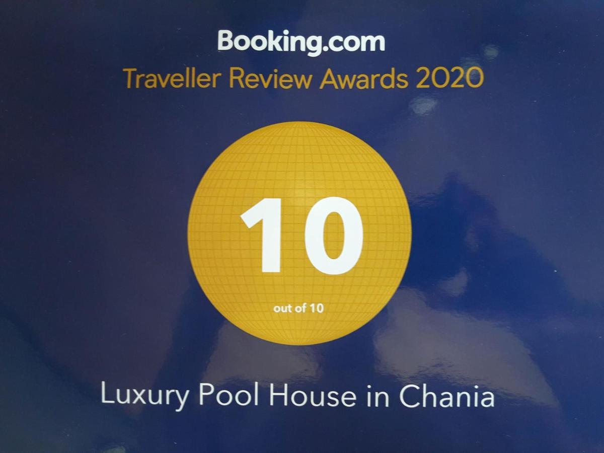 Luxury Pool House In Chania La Canea Esterno foto